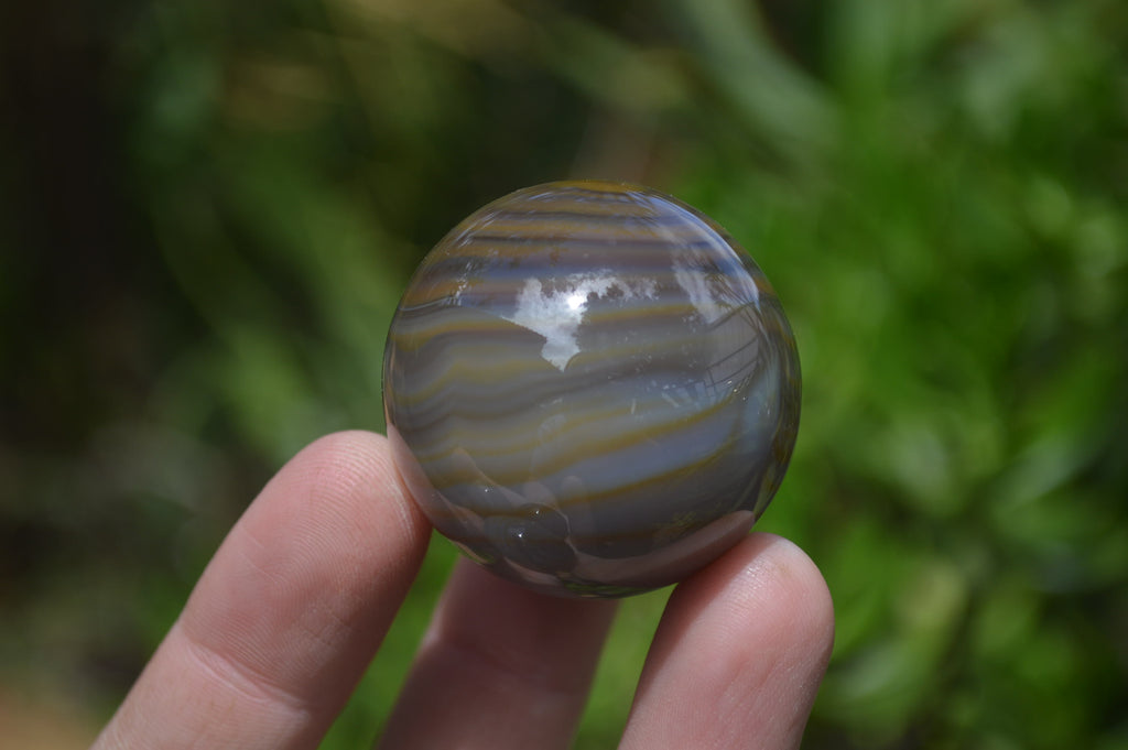 Polished Banded Agate Sphere-Balls - Sold Per Item - From Madagascar - Toprock Gemstones and Minerals 