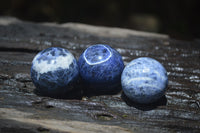 Polished Blue Sodalite Sphere-Balls - Sold Per Item - From Kunene River, Namibia - Toprock Gemstones and Minerals 