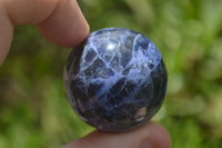 Polished Blue Sodalite Sphere-Balls - Sold Per Item - From Kunene River, Namibia - Toprock Gemstones and Minerals 