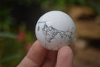 Polished Lightning Strike Magnesite - Howlite Sphere-Balls - Sold Per Item - From Zimbabwe - Toprock Gemstones and Minerals 