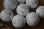 Polished Lightning Strike Magnesite - Howlite Sphere-Balls - Sold Per Item - From Zimbabwe - Toprock Gemstones and Minerals 
