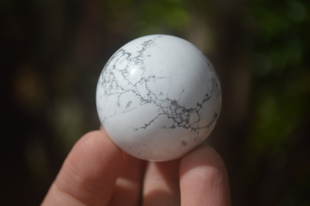 Polished Lightning Strike Magnesite - Howlite Sphere-Balls - Sold Per Item - From Zimbabwe - Toprock Gemstones and Minerals 
