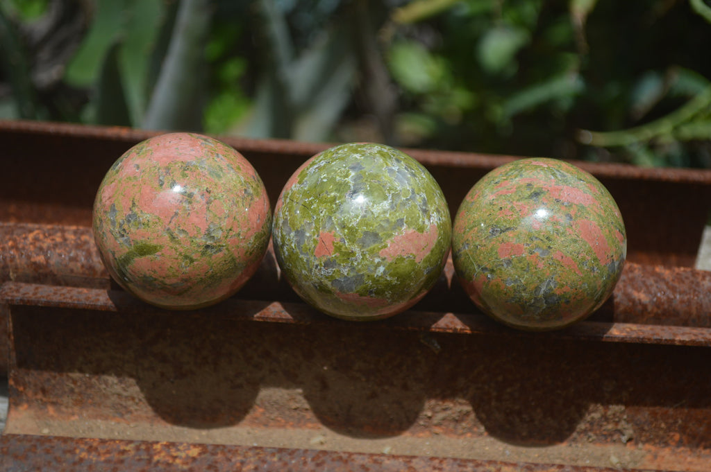 Polished Unakite Sphere-Balls - Sold Per Item - From Messina, South Africa - Toprock Gemstones and Minerals 