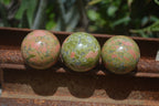 Polished Unakite Sphere-Balls - Sold Per Item - From Messina, South Africa - Toprock Gemstones and Minerals 