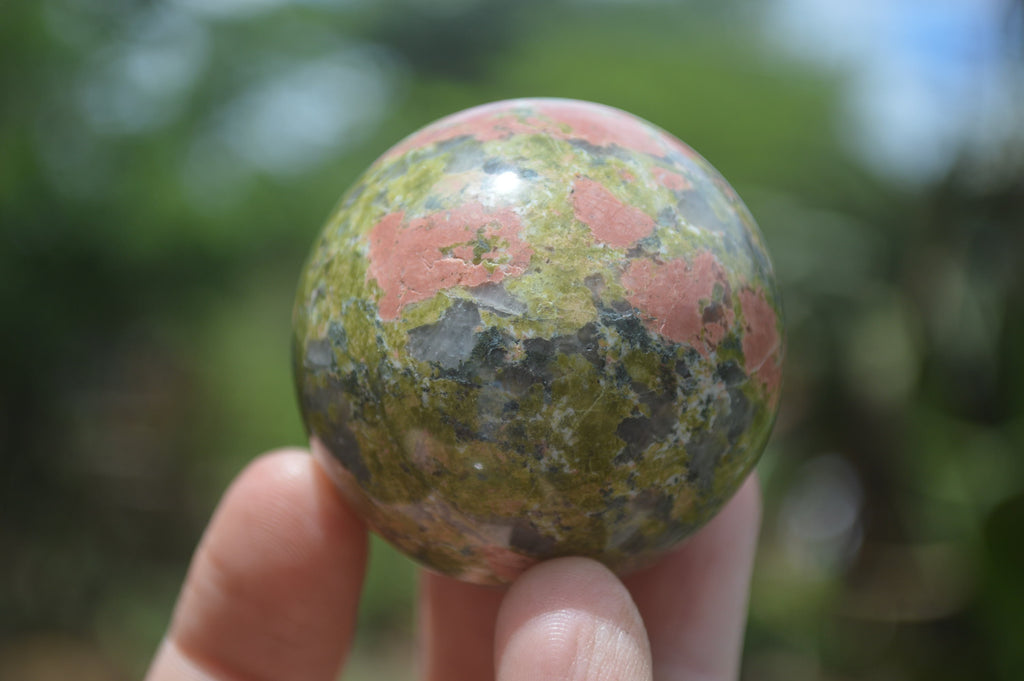 Polished Unakite Sphere-Balls - Sold Per Item - From Messina, South Africa - Toprock Gemstones and Minerals 