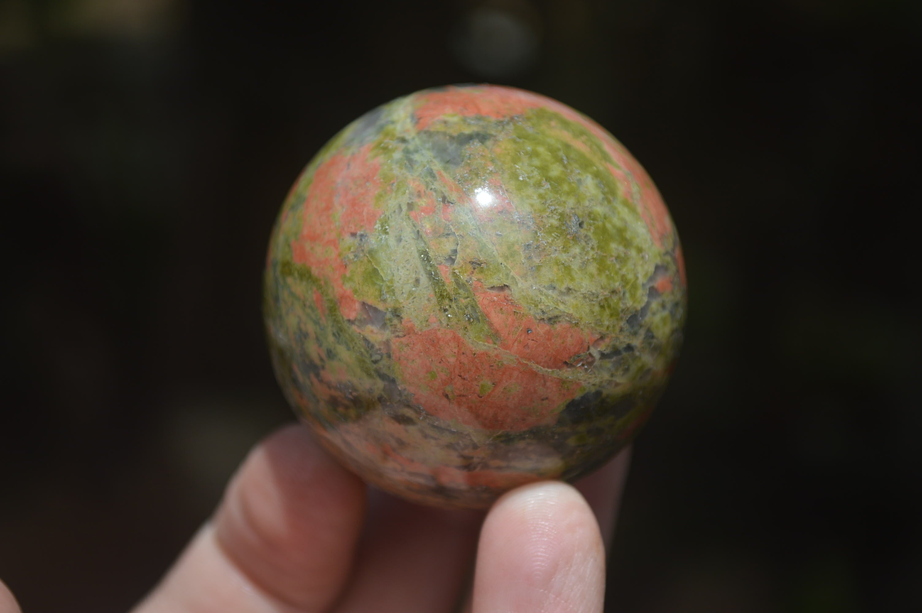 Polished Unakite Sphere-Balls - Sold Per Item - From Messina, South Africa - Toprock Gemstones and Minerals 