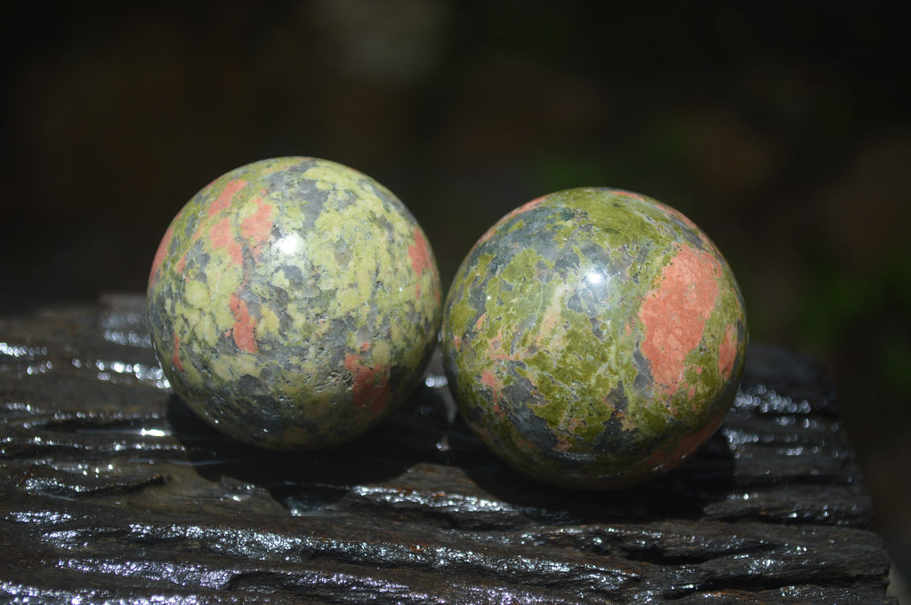 Polished Unakite Sphere-Balls - Sold Per Item - From Messina, South Africa - Toprock Gemstones and Minerals 