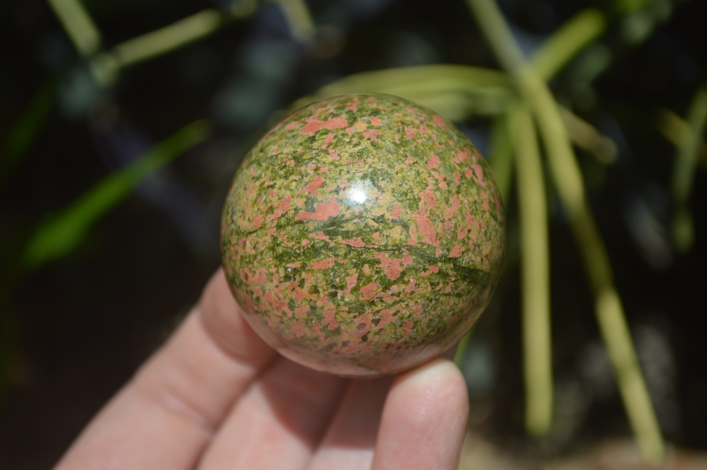 Polished Unakite Sphere-Balls - Sold Per Item - From Messina, South Africa - Toprock Gemstones and Minerals 