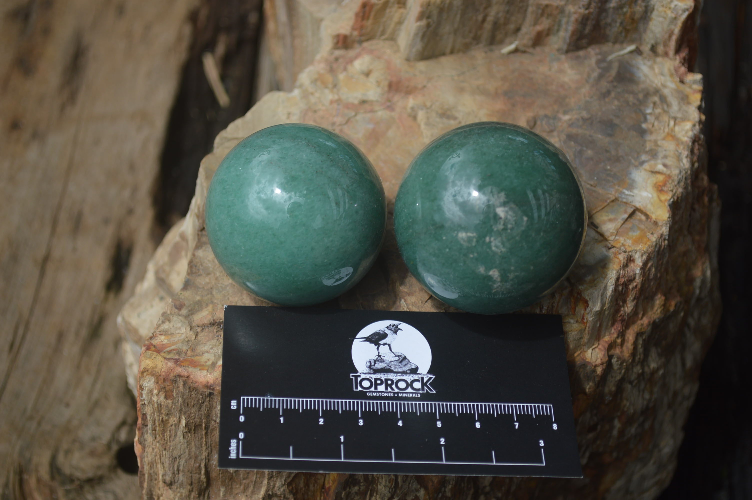Polished Small Green Quartz Sphere-Balls - Sold Per Item - From Zimbabwe - Toprock Gemstones and Minerals 
