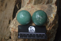 Polished Small Green Quartz Sphere-Balls - Sold Per Item - From Zimbabwe - Toprock Gemstones and Minerals 