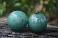 Polished Small Green Quartz Sphere-Balls - Sold Per Item - From Zimbabwe - Toprock Gemstones and Minerals 