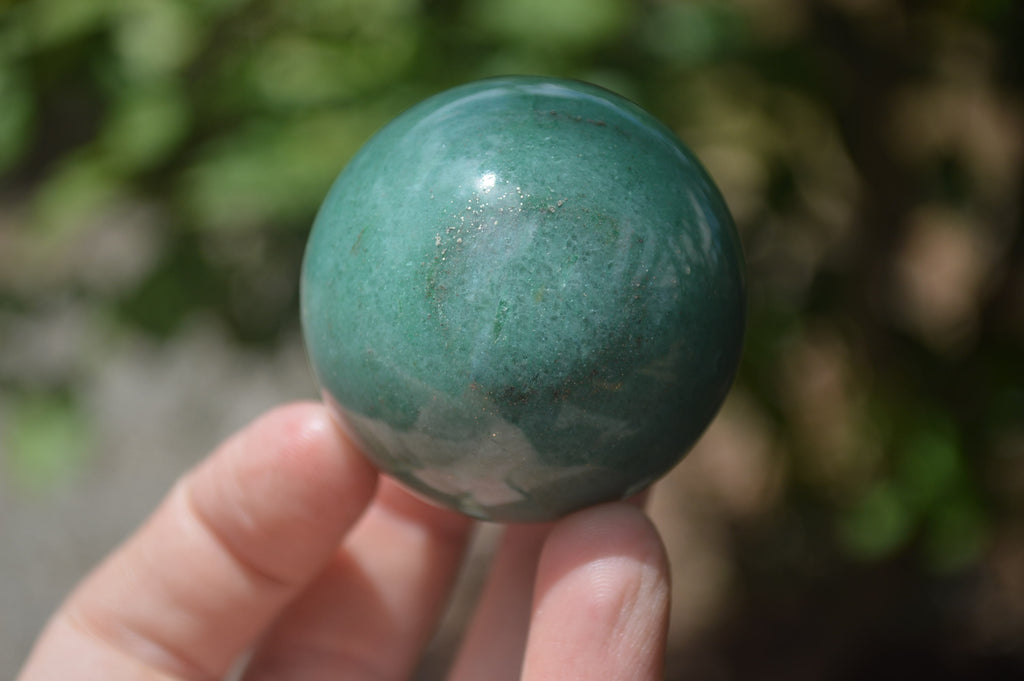 Polished Small Green Quartz Sphere-Balls - Sold Per Item - From Zimbabwe - Toprock Gemstones and Minerals 