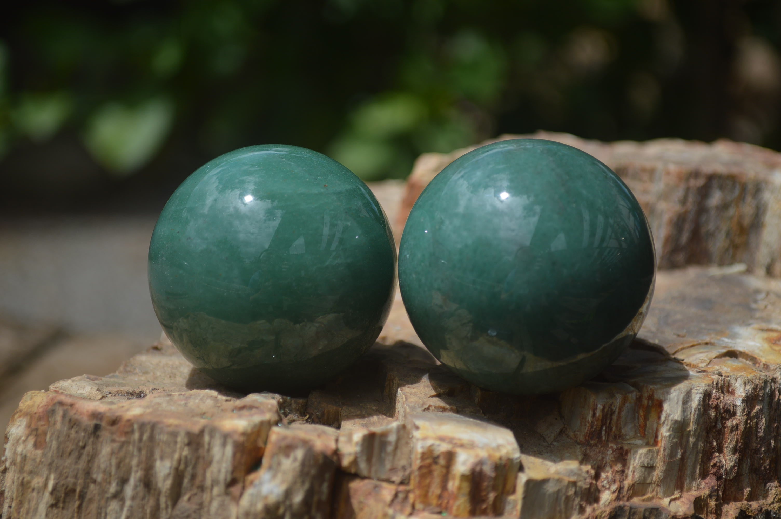 Polished Small Green Quartz Sphere-Balls - Sold Per Item - From Zimbabwe - Toprock Gemstones and Minerals 