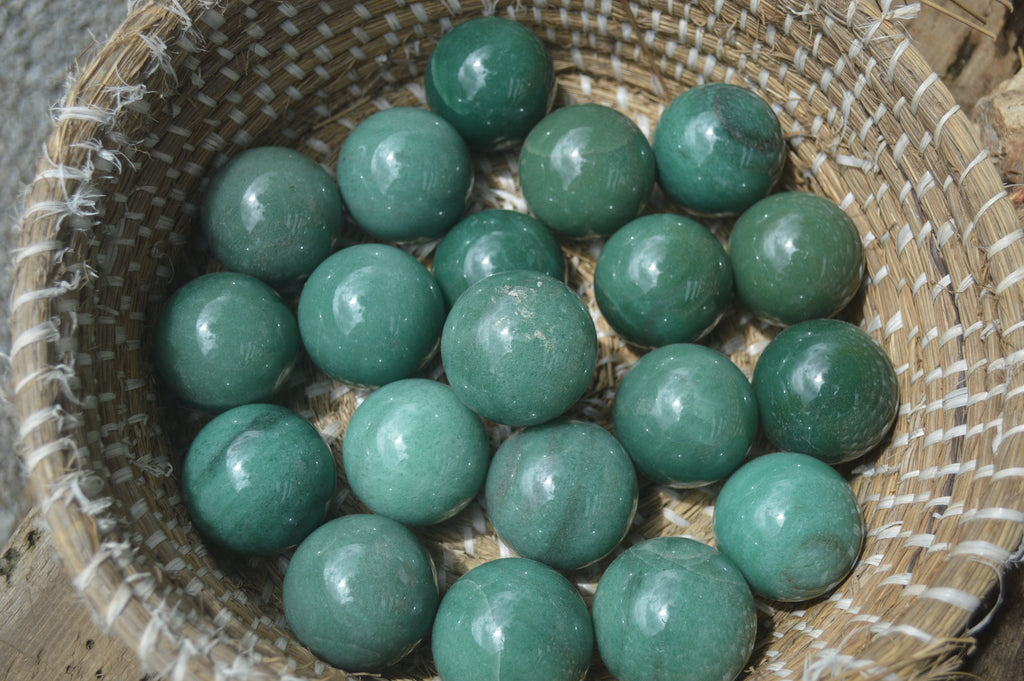 Polished Small Green Quartz Sphere-Balls - Sold Per Item - From Zimbabwe - Toprock Gemstones and Minerals 