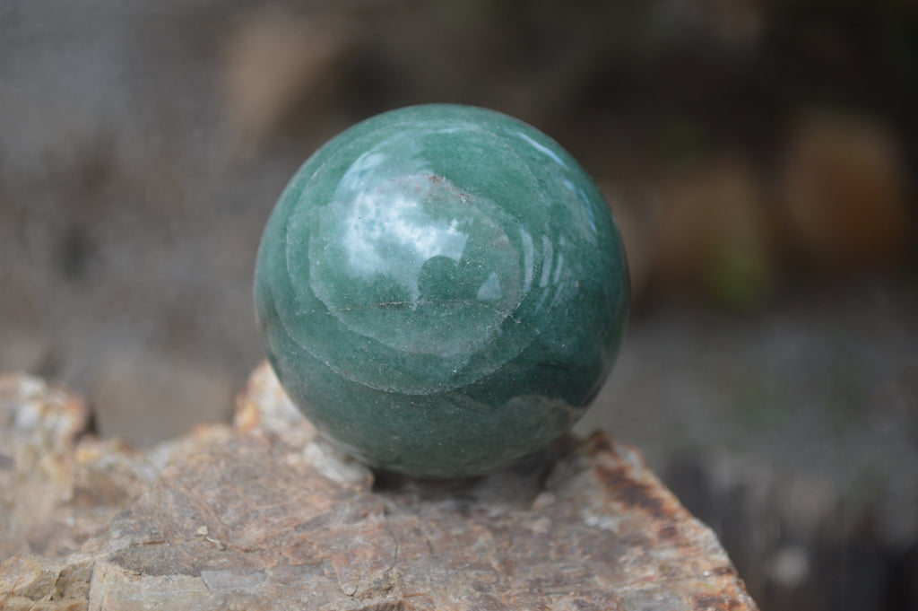 Polished Small Green Quartz Sphere-Balls - Sold Per Item - From Zimbabwe - Toprock Gemstones and Minerals 