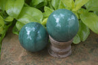 Polished Small Green Quartz Sphere-Balls - Sold Per Item - From Zimbabwe - Toprock Gemstones and Minerals 