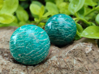 Polished Amazonite Sphere-Balls - Sold Per Item - From Madagascar