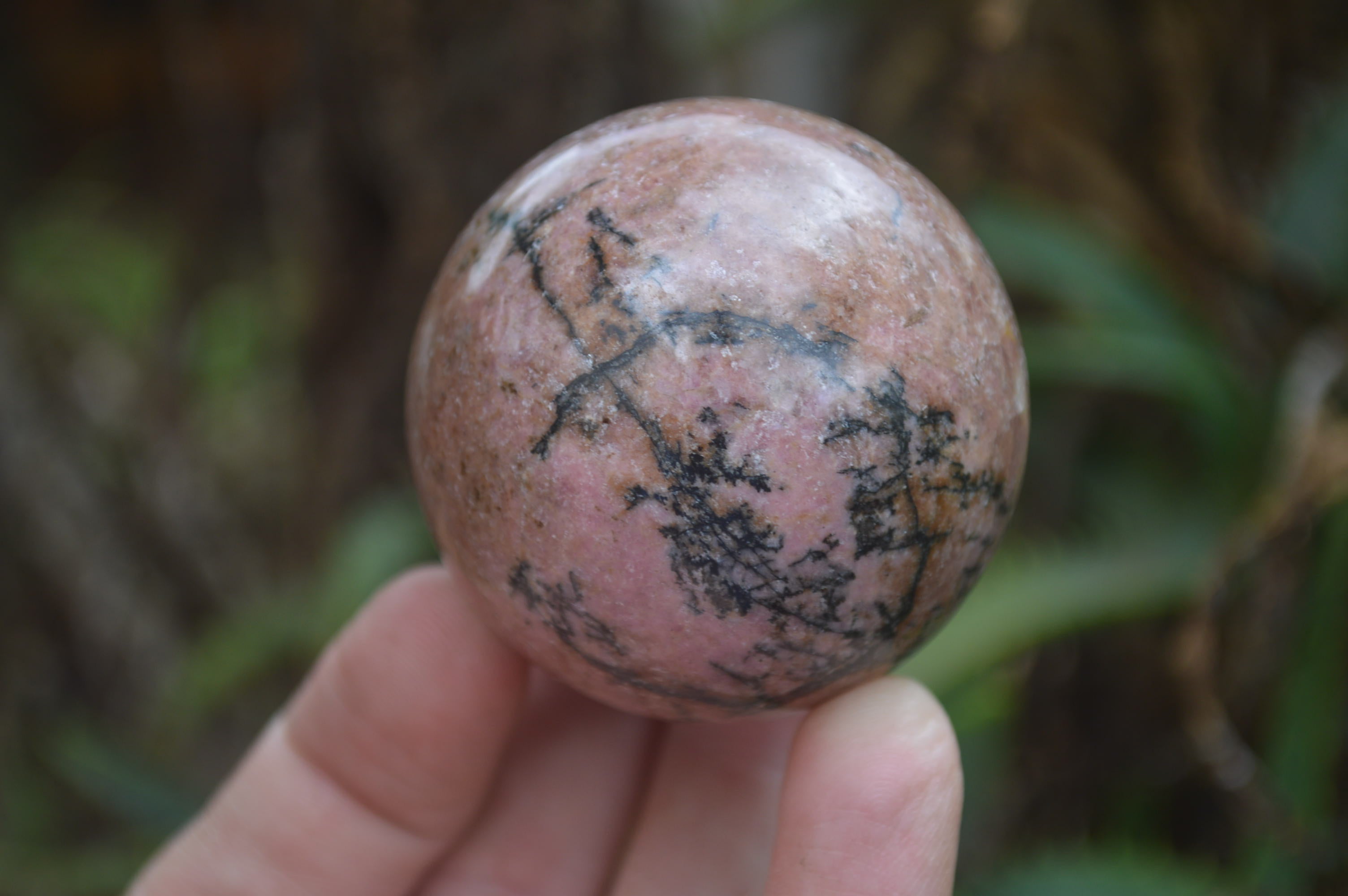 Polished Medium Rhodonite Sphere-Balls - Sold Per Item - From Madagascar - Toprock Gemstones and Minerals 