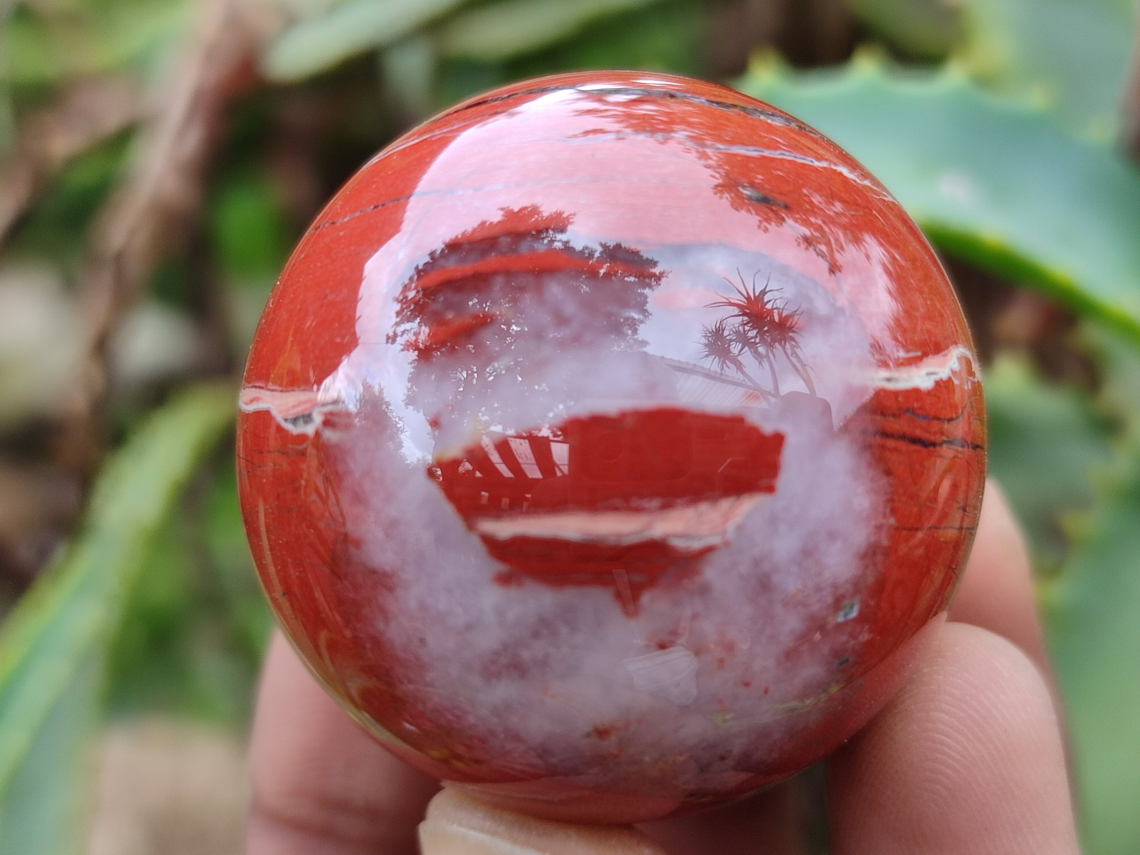 Polished Red Jasper Sphere-Balls - Sold Per Item - From Northern Cape, South Africa - Toprock Gemstones and Minerals 