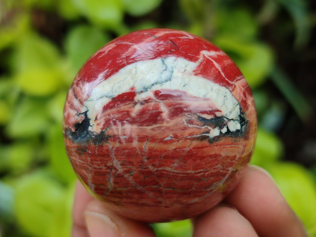Polished Red Jasper Sphere-Balls - Sold Per Item - From Northern Cape, South Africa - Toprock Gemstones and Minerals 