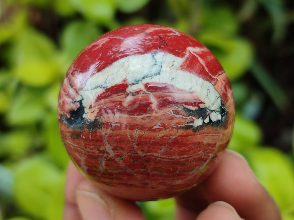Polished Red Jasper Sphere-Balls - Sold Per Item - From Northern Cape, South Africa - Toprock Gemstones and Minerals 