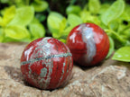 Polished Red Jasper Sphere-Balls - Sold Per Item - From Northern Cape, South Africa - Toprock Gemstones and Minerals 