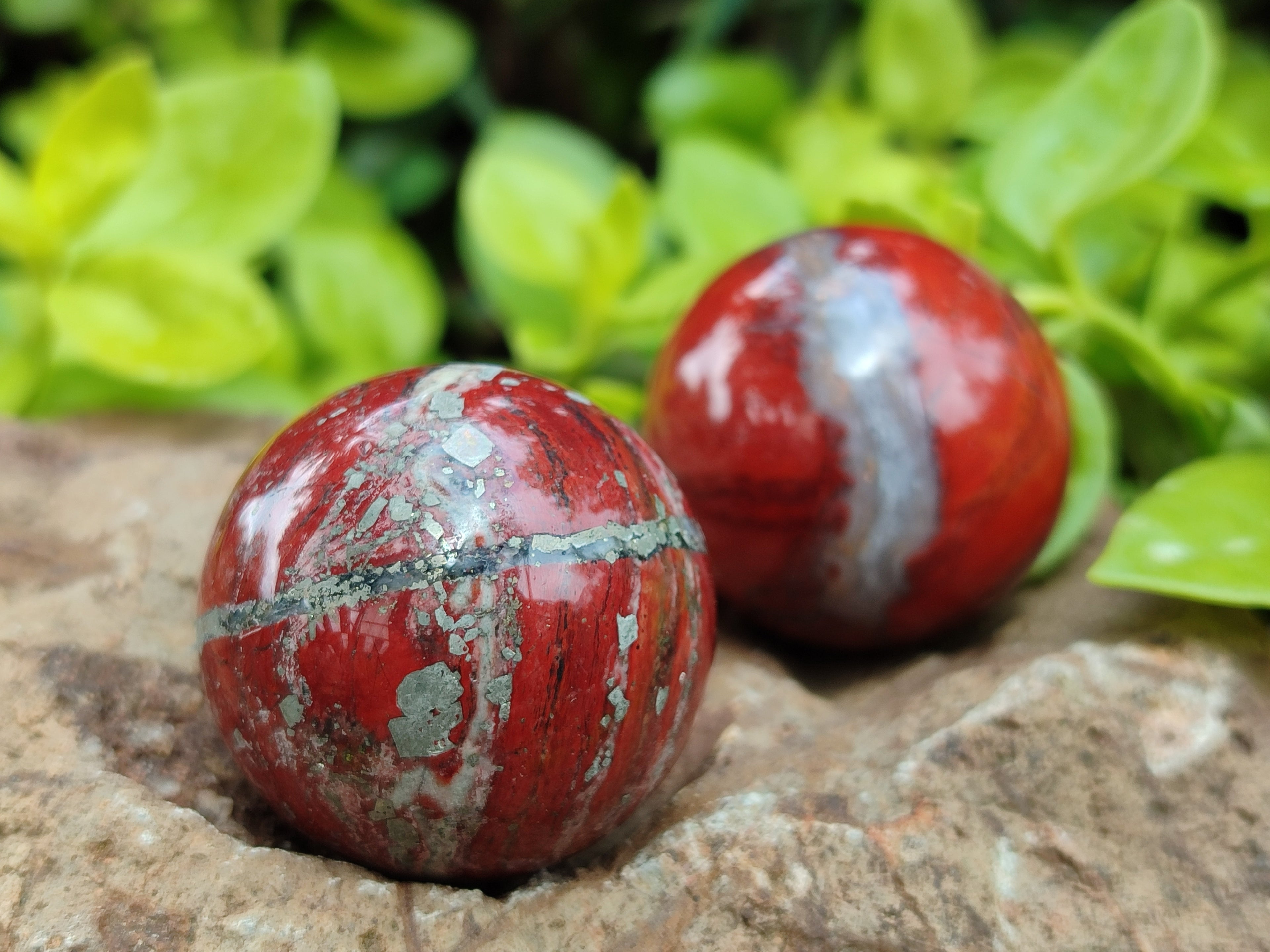 Polished Red Jasper Sphere-Balls - Sold Per Item - From Northern Cape, South Africa - Toprock Gemstones and Minerals 