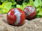 Polished Red Jasper Sphere-Balls - Sold Per Item - From Northern Cape, South Africa - Toprock Gemstones and Minerals 