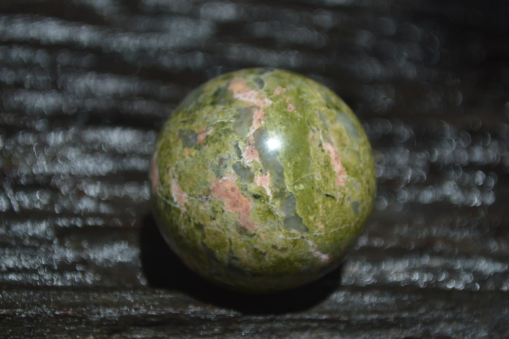Polished Small Unakite Sphere-Balls - Sold Per Item - From Messina, South Africa - Toprock Gemstones and Minerals 