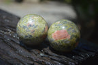 Polished Small Unakite Sphere-Balls - Sold Per Item - From Messina, South Africa - Toprock Gemstones and Minerals 