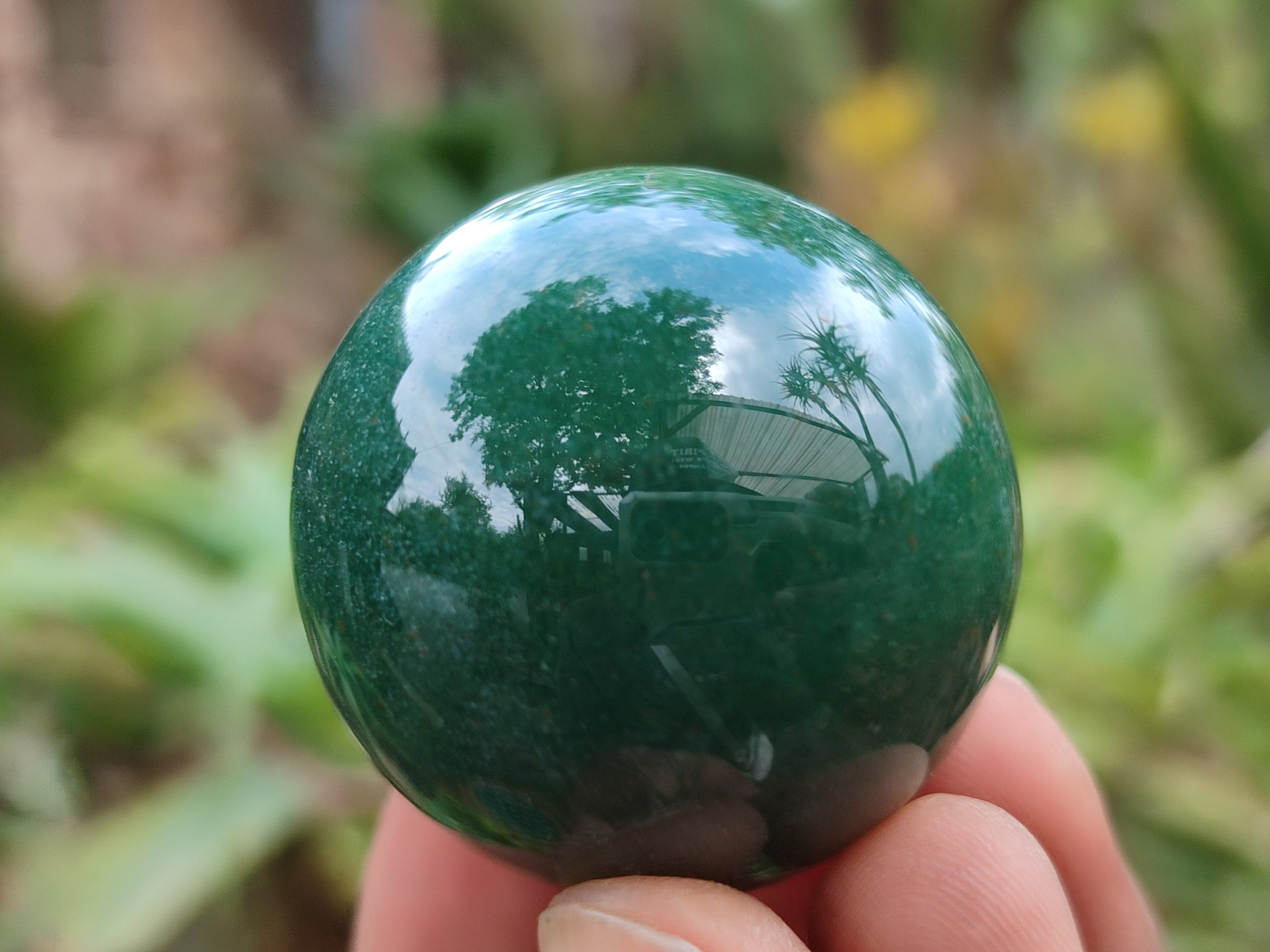 Polished Green Quartz Sphere-Balls - Sold Per Item - From Zimbabwe - Toprock Gemstones and Minerals 