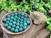 Polished Green Quartz Sphere-Balls - Sold Per Item - From Zimbabwe - Toprock Gemstones and Minerals 