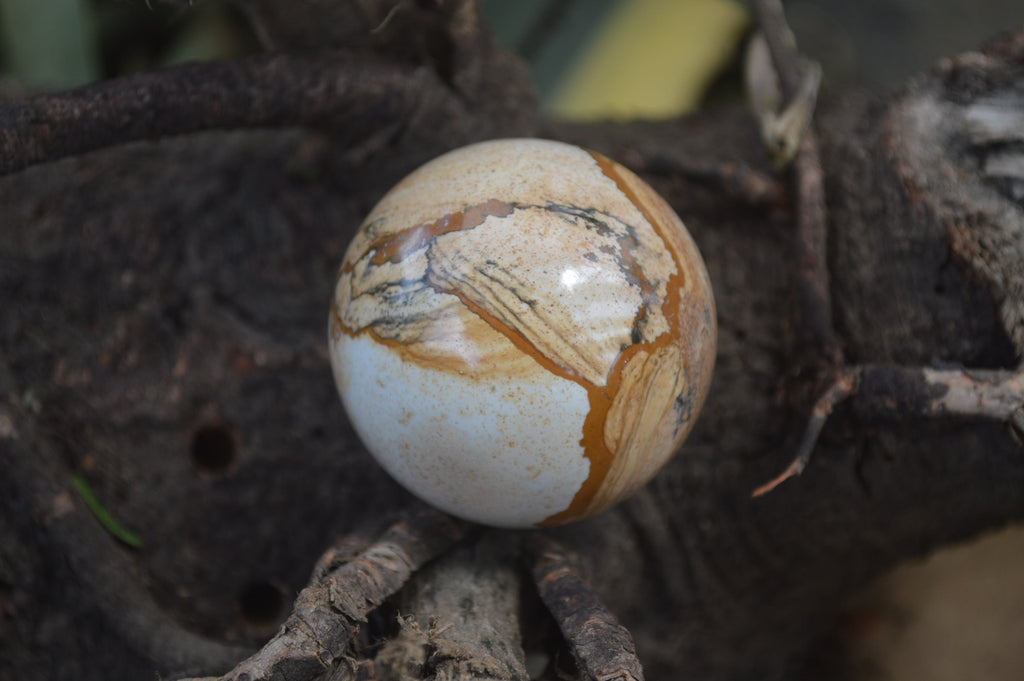Polished Medium Namibian Desert Picture Stone Jasper Sphere-Balls - Sold Per Item - From Namibia - Toprock Gemstones and Minerals 