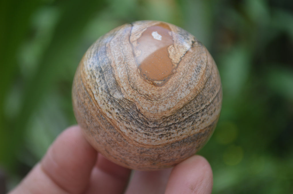 Polished Medium Namibian Desert Picture Stone Jasper Sphere-Balls - Sold Per Item - From Namibia - Toprock Gemstones and Minerals 