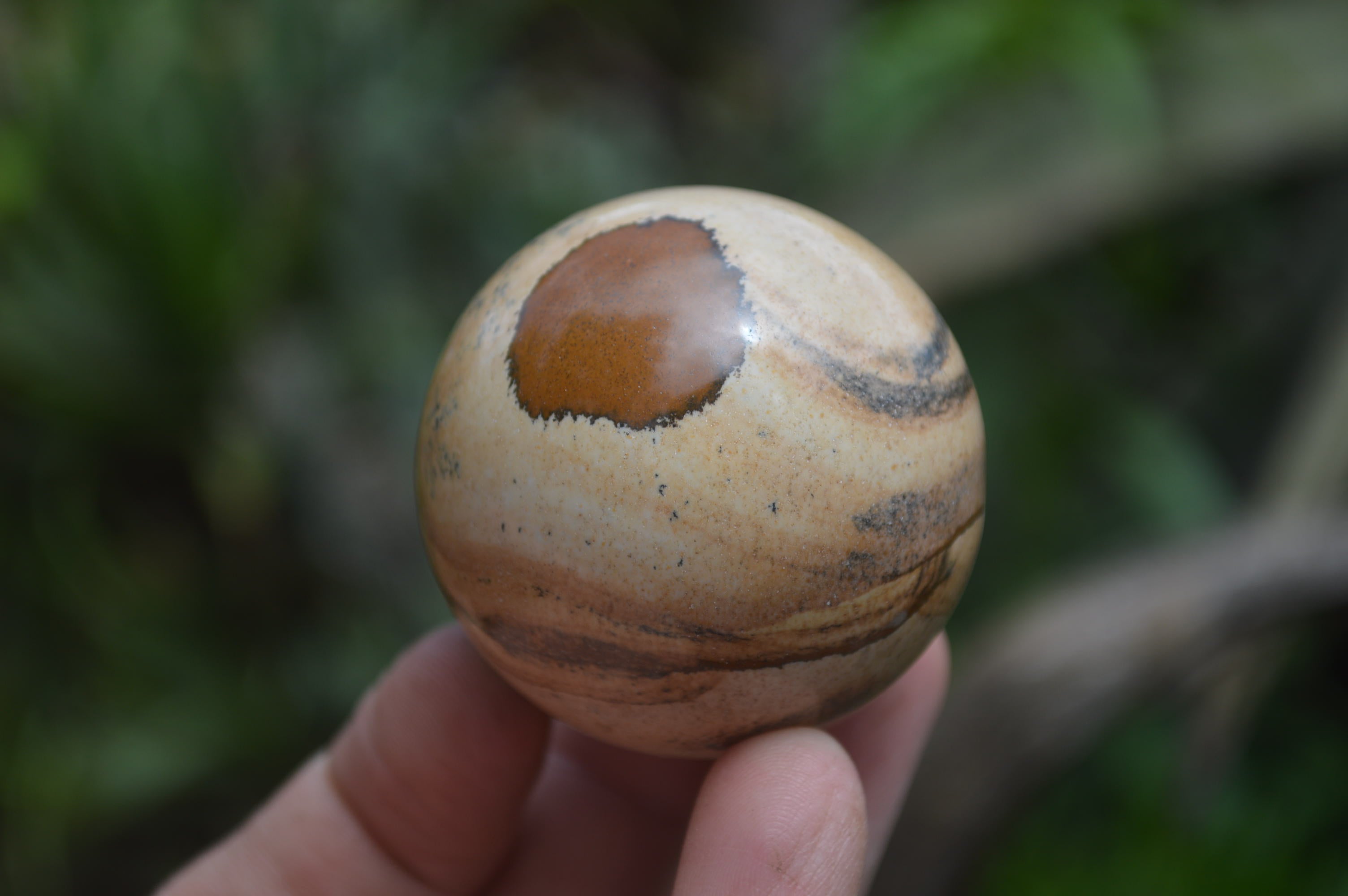 Polished Medium Namibian Desert Picture Stone Jasper Sphere-Balls - Sold Per Item - From Namibia - Toprock Gemstones and Minerals 
