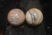 Polished Medium Namibian Desert Picture Stone Jasper Sphere-Balls - Sold Per Item - From Namibia - Toprock Gemstones and Minerals 