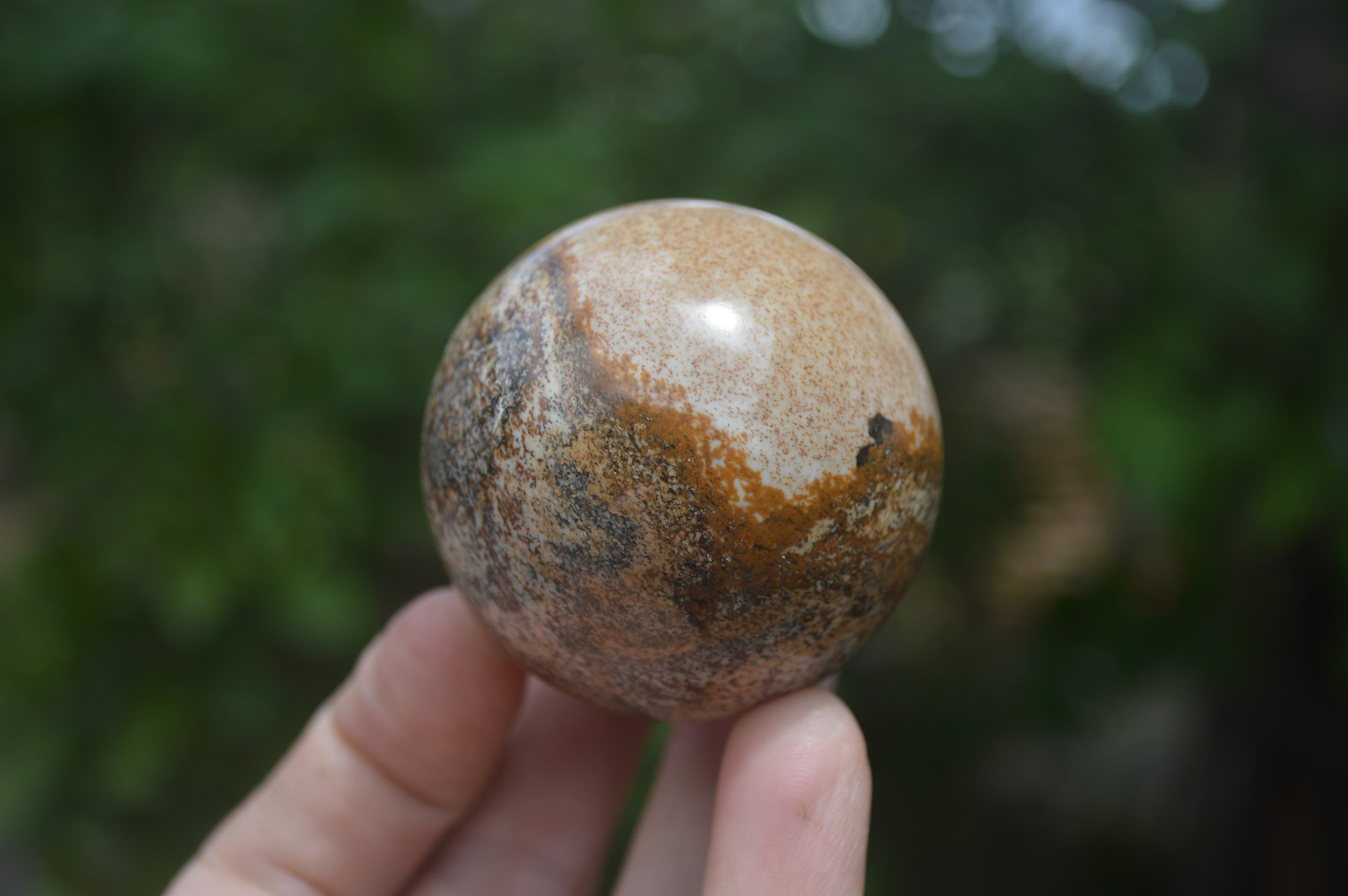 Polished Medium Namibian Desert Picture Stone Jasper Sphere-Balls - Sold Per Item - From Namibia - Toprock Gemstones and Minerals 