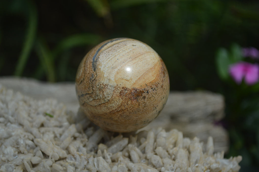 Polished Medium Namibian Desert Picture Stone Jasper Sphere-Balls - Sold Per Item - From Namibia - Toprock Gemstones and Minerals 
