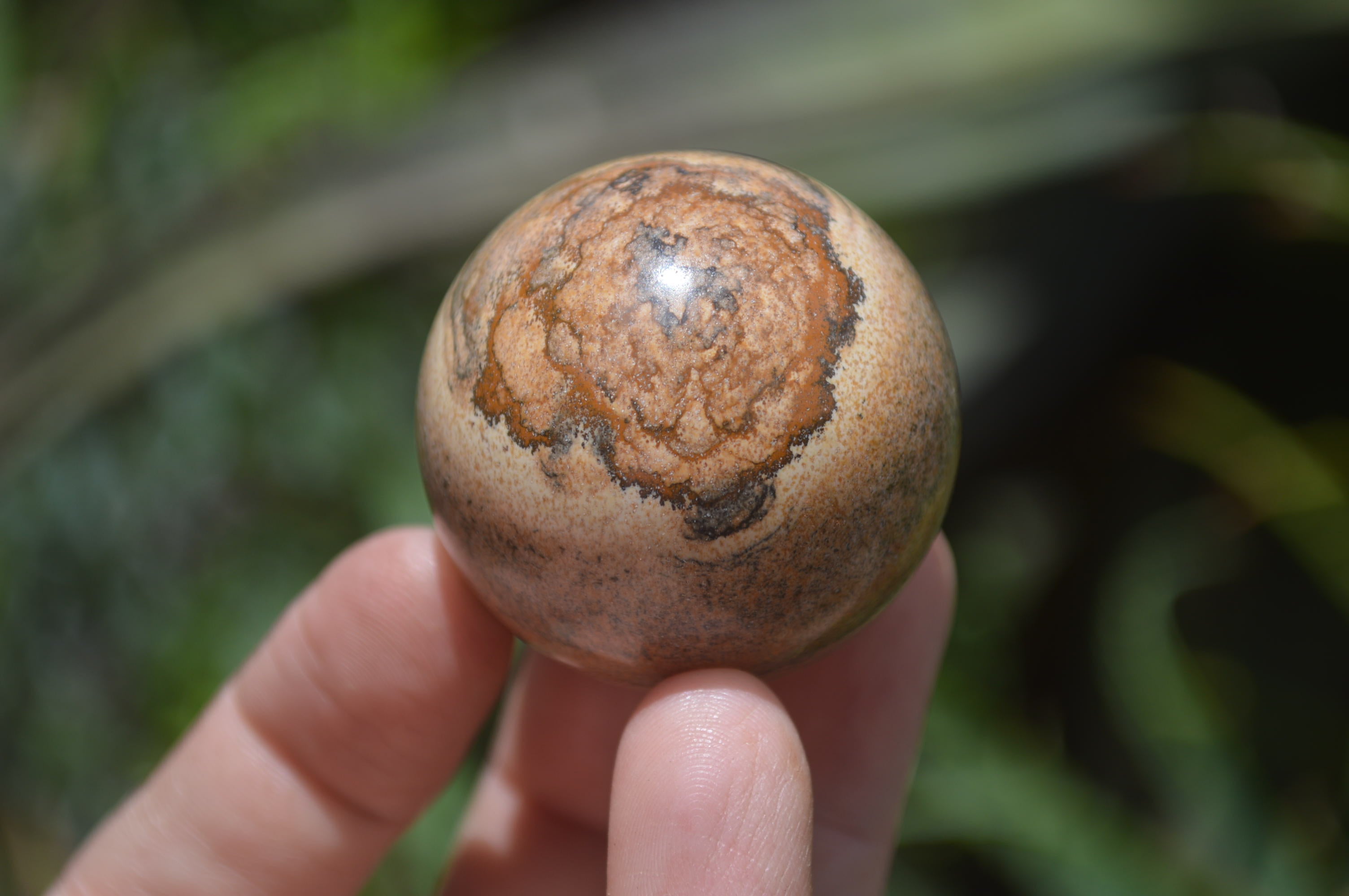 Polished Small Namibian Desert Picture Stone Jasper Sphere-Balls - Sold Per Item - From Namibia - Toprock Gemstones and Minerals 