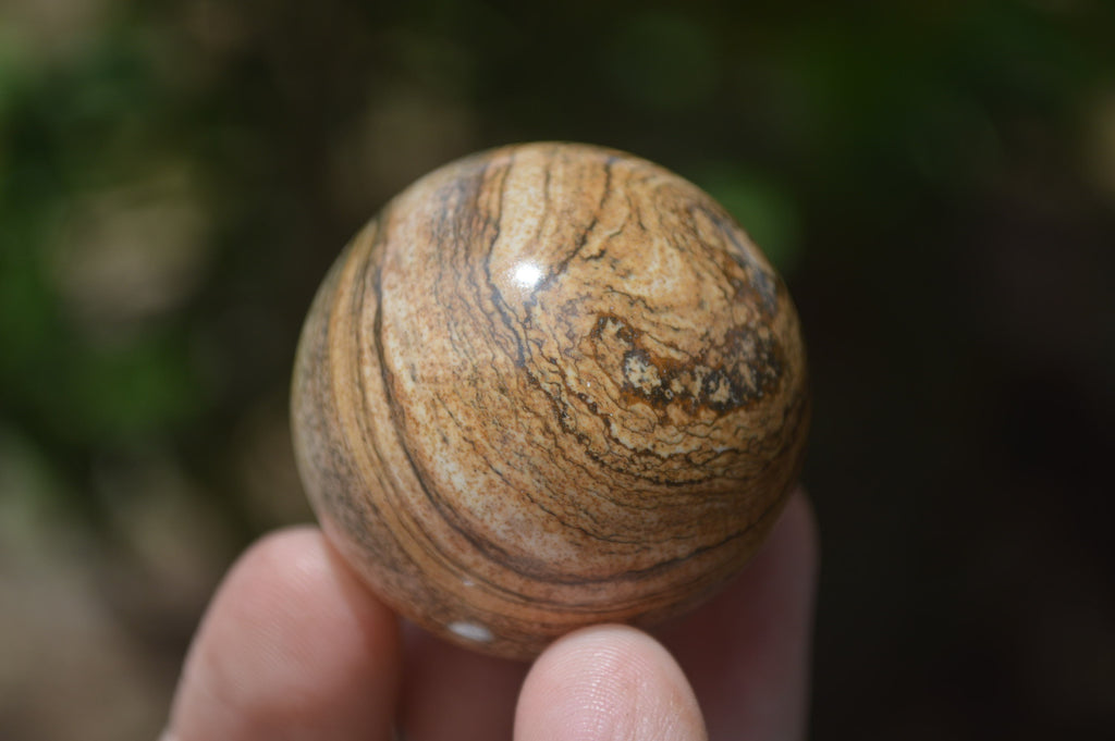 Polished Small Namibian Desert Picture Stone Jasper Sphere-Balls - Sold Per Item - From Namibia - Toprock Gemstones and Minerals 