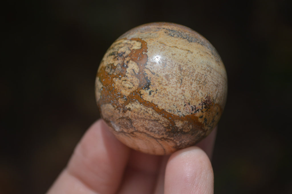 Polished Small Namibian Desert Picture Stone Jasper Sphere-Balls - Sold Per Item - From Namibia - Toprock Gemstones and Minerals 