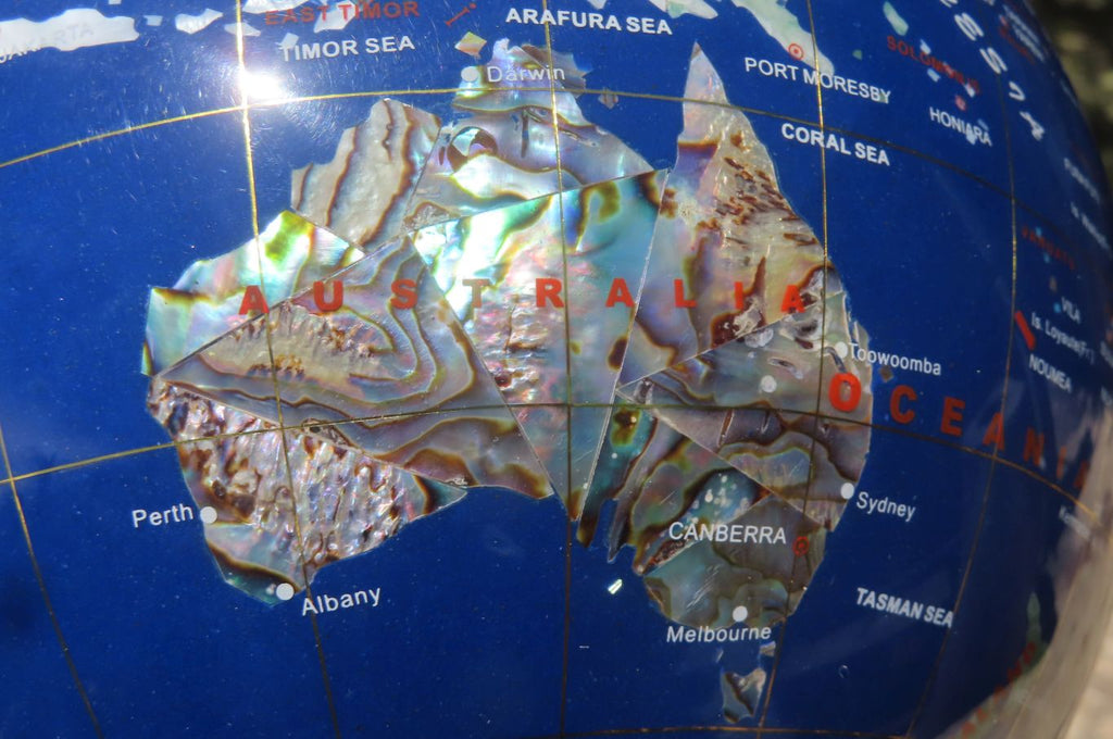 Polished Lapis Lazuli World Globe x 1 From China - Toprock Gemstones and Minerals 