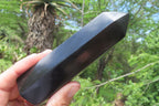 Polished Black Basalt Points x 6 From Antsirabe, Madagascar - Toprock Gemstones and Minerals 