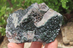 Natural Libethenite Crystals On Dolomite Matrix Specimens x 4 From Shituru, Congo - Toprock Gemstones and Minerals 