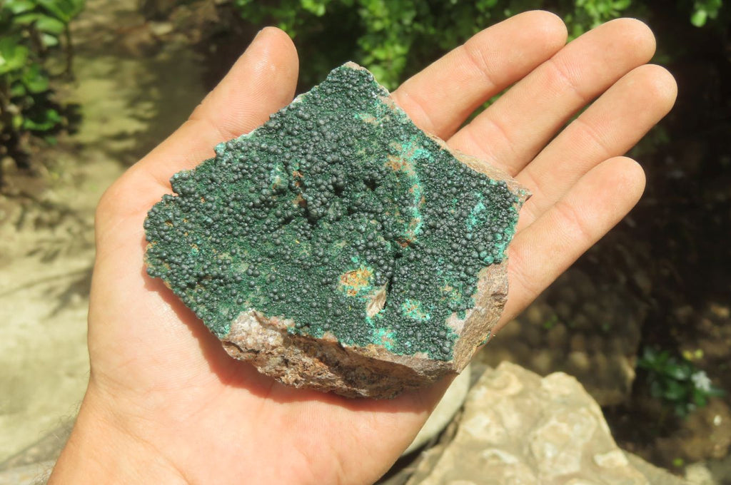 Natural Botryoidal Malachite Specimens x 6 From Tenke Fungurume, Congo - Toprock Gemstones and Minerals 