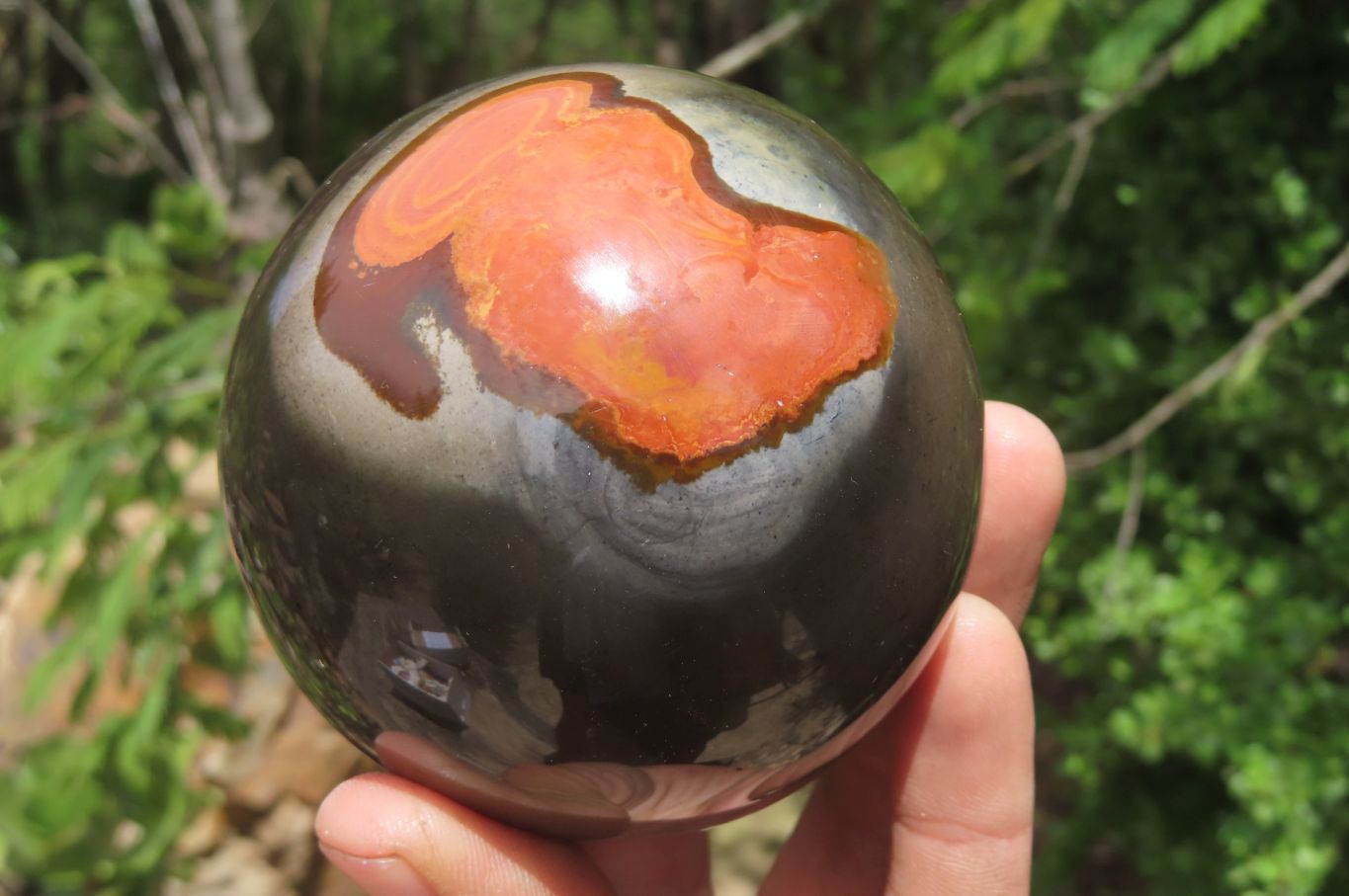 Polished Polychrome Jasper Spheres x 3 From Madagascar - Toprock Gemstones and Minerals 