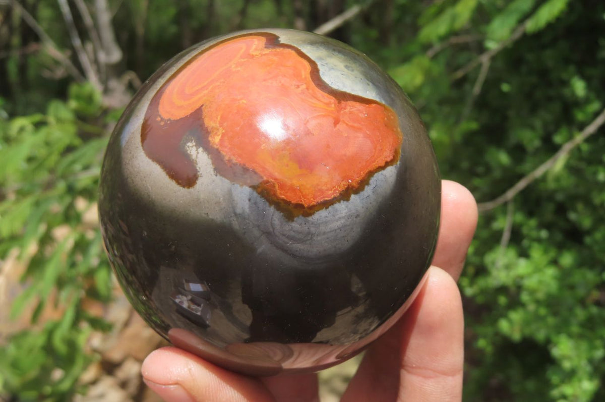 Polished Polychrome Jasper Spheres x 3 From Madagascar - Toprock Gemstones and Minerals 