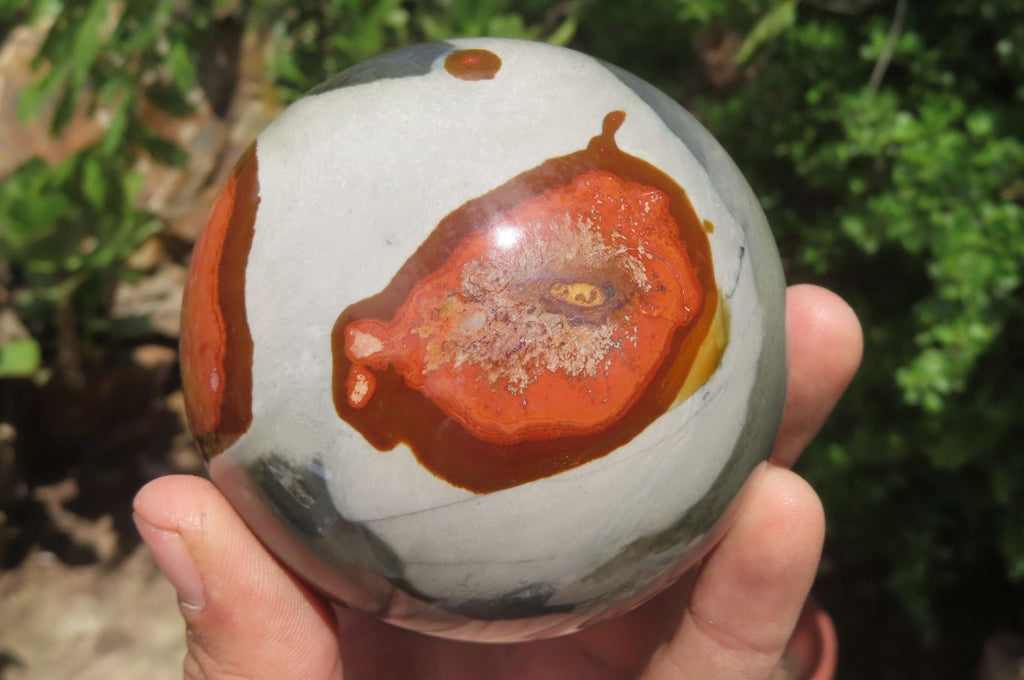 Polished Polychrome Jasper Spheres x 3 From Madagascar - Toprock Gemstones and Minerals 