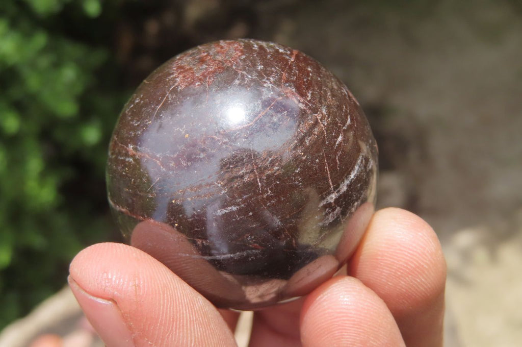Polished Red Jasper Spheres x 12 From Northern Cape, South Africa - Toprock Gemstones and Minerals 