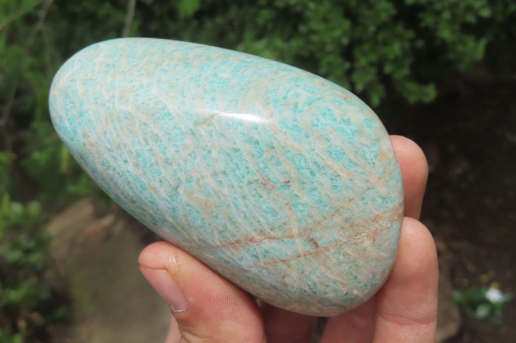 Polished Amazonite Standing Free Forms x 12 From Zimbabwe - Toprock Gemstones and Minerals 